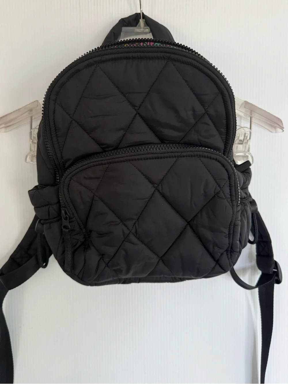 black quilted vera bradley backpack with laptop zipper Small Backpack- Black-  Red Barn Company Store Machine wash cold Vera Bradley | Campus Tech
